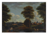 A View of Oxford  Taken from Holywell Ford  with the Magdalen New Building on the Left  the…