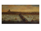 A Panoramic View of the River Thames and the City of London Taken from the 