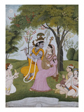 Krishna and Radha Making Music