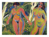 Two Naked Women in a Wood; Zwei Nackte Frauen Im Wald