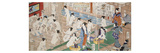 A Scene Inside a Bath House with Quarrelling Women