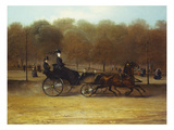 A Lady Driving in Hyde Park