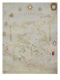Portolan Chart of Greece  the Aegean and Western Turkey  Titled 'Archipelago De Compasso Largo'