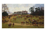 The Cheshire Hunt: the Meet at Calverly Hall