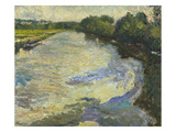 Study: View of the Oise with Bridge; Etude: L'Oise Vue Au Port