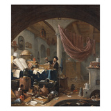 An Alchemist in His Study