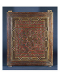 A Wooden Geometric Interlace Mosaic Panel  Probably from the Side of a Cenotaph  Comprising…