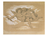 A Putto Trying to Steal Cupid's Arrows