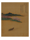 Hermit Fishing on the Peach Blossom Stream  in the Style of Zhao Mengfu  from an Album of Ten…