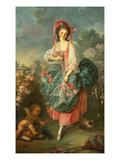 Portrait of Mademoiselle Guimard as Terpsichore
