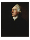 Portrait of the Rev Humphrey Gainsborough  Brother of the Artist  in a Black Coat and a White…