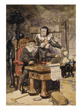 Sketch to Illustrate the Passions - Avarice