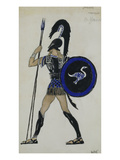 Costume Design for Phaedre; Hippolitus