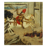 Marcus Curtius; End Panel of a Cassone