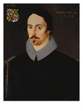 Portrait of a Gentleman  Aged 29  Half Length  in a Black Coat and White Ruff