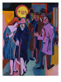 A Nightime Streetscene; Nachtiliches Strassenbild