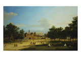 London: the Old Horse Guards and the Banqueting Hall  Whitehall  from St James's Park  with…