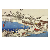 Snow at the Field of the Kameido Tenman Shrine