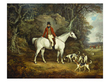 Viscount Rowland Hill on His Grey Hunter with the Shropshire Hunt