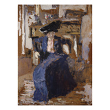 Woman in Blue