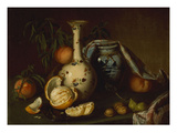 Still Life with Vase  Fruit and Nuts