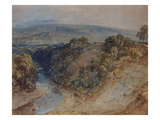 The Valley of the Washburn  Otley Chevin in the Distance