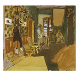 Miss Hessel in the Hallway; Mme Hessel Dans Le Vestibule