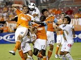 Houston August 5 - Brian Ching  Dominic Oduro and Goeff Cameron