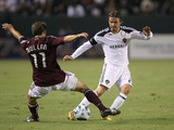 Carson  CA September 9 - Brian Mullan and David Beckham