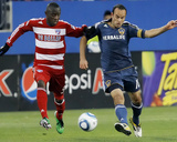 Frisco  TX May 1 - Jair Benitez and Landon Donovan