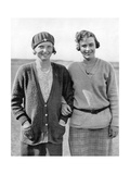 Glenna Collett and Diana Fishwick  The American Golfer July 1930