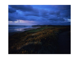 Pacific Dunes Golf Course  Hole 4 at dusk