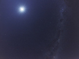 The Moon and the Milky Way in an Ultra Widefield of View