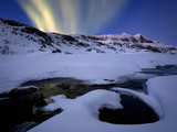 Northern Lights in Skittendalen Valley  Troms County  Norway