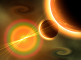 Artist's Concept of a Solar Storm