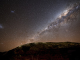 The Milky Way Rising Above the Hills of Azul  Argentina