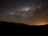 The Milky Way Setting Behind the Hills of Azul  Argentina