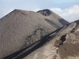 Southeast Crater of Mount Etna Volcano  Sicily  Italy