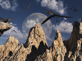 Eudimorphodon's of the Late Triassic Period
