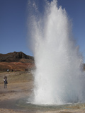 Eruption of Strokkur Geysir  Iceland