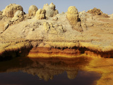 Potassium Salt Deposits  Dallol Geothermal Area  Danakil Depression  Ethiopia