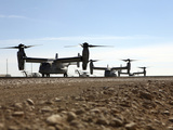 V-22 Osprey Tiltrotor Aircraft Arrive at Camp Bastion  Afghanistan