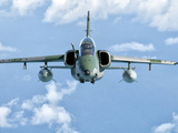 A Brazilian Air Force Embraer A-1B Soars Through the Sky over Brazil