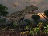 Prehistoric Dinosaurs Roam Freely Where Time Stands Still
