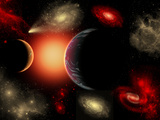 Artist's Concept of the Cosmic Wonders of the Universe