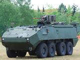 A Belgian Army Piranha IIIC with the Fn Arrows Remote Weapon System Turret