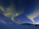 Aurora Borealis over Skittendalen Valley in Troms County  Norway
