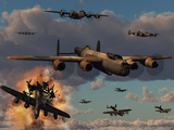 Lancaster Heavy Bombers of the Royal Air Force Bomber Command