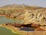Potassium Salt Deposits  Dallol Geothermal Area  Danakil Depression  Ethiopia