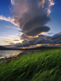 A Giant Stacked Lenticular Cloud over Tjeldsundet  Troms County  Norway